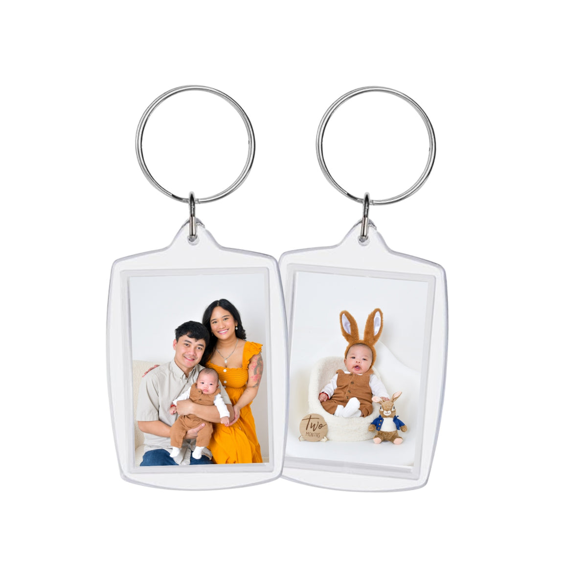 Custom Double-Sided Acrylic Photo Keychain