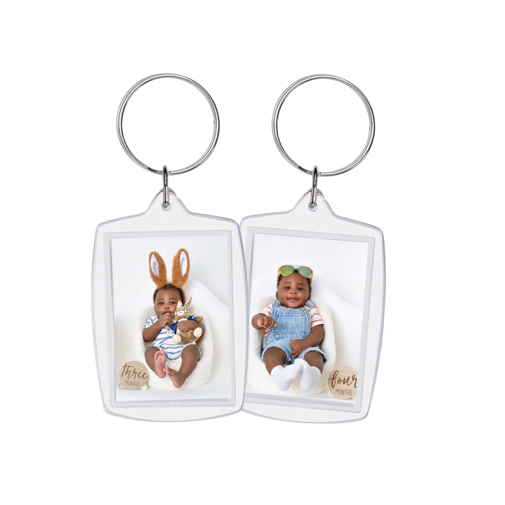 Custom Double-Sided Acrylic Photo Keychain