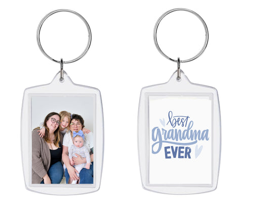 Custom Double Side Photo Keychain