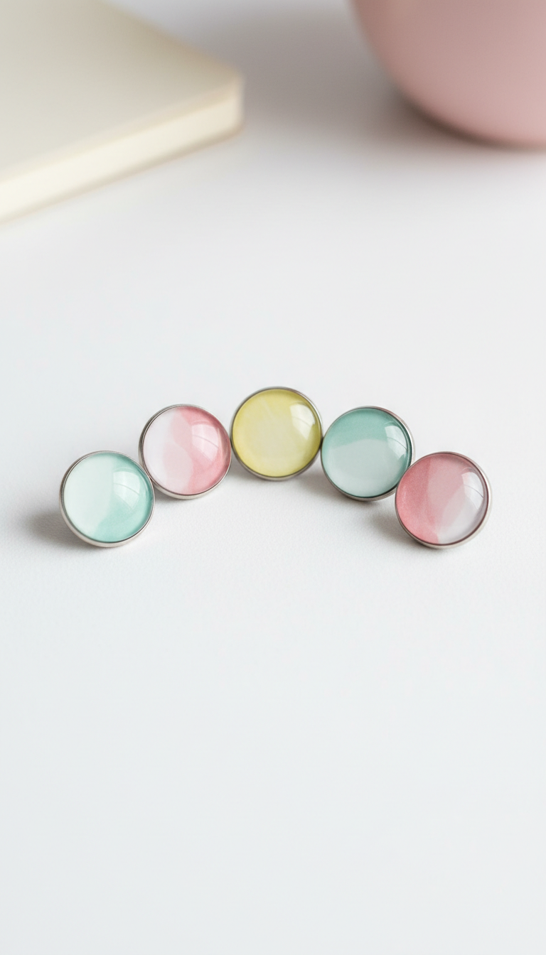 Bold Cabochon Magnet Set, 6-Pack