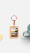 Custom Photo Keychain With Quote